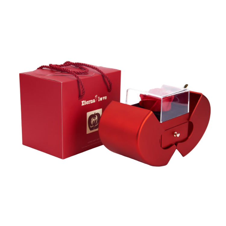 ベストセラーの新作ダブルオープン不朽花アップルジュエリーボックス
クリスマスギフトボックス